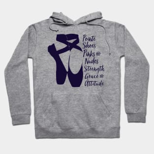 Ballet Shoes & Message Hoodie